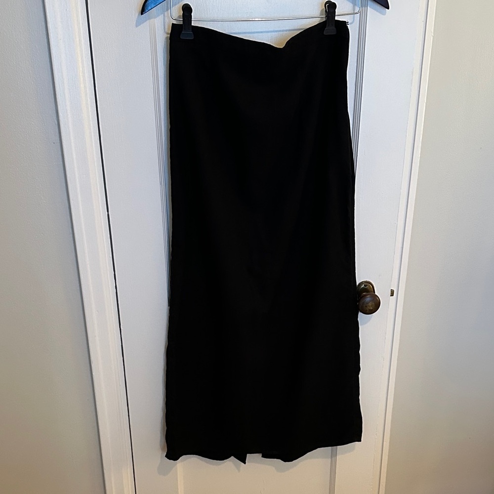 Old Navy Black Linen Women's Skirt, S
